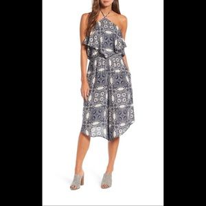 Halter Neck Culotte Jumpsuit by Mimi Chica